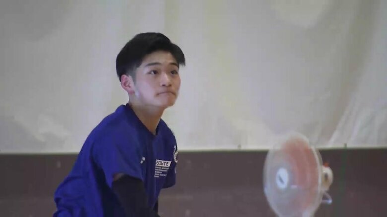 新チームを統率　リベロの平賀永清主将（元不来方・3年）