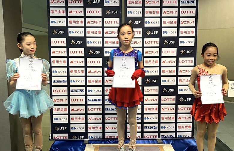 ノービスB女子表彰台（中四国九州選手権）