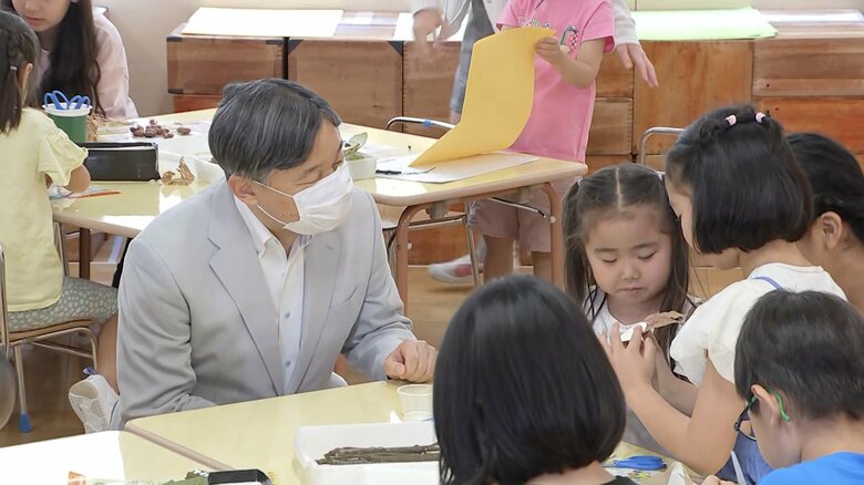 子ども達と触れあわれた　5月21日