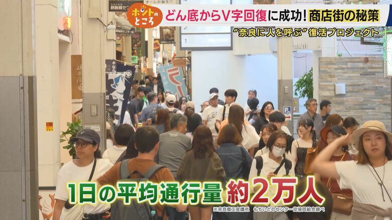 1日の平均通行量は約2万人