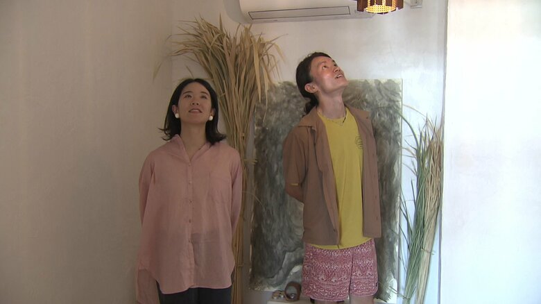 西海市在住の二人はオープン後に仕上がりを確認に訪れた