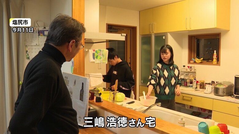 三嶋浩徳さん宅（長野県塩尻市・12月11日）