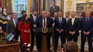 「あすにも上訴する」トランプ大統領 関税措置の違法判断巡り 連邦最高裁に迅速な判断を求める考え