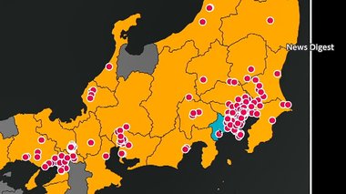 感染事例を地図上に見える化 行動抑止の効果は