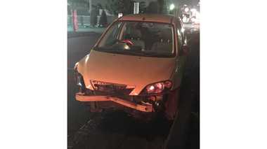 飲酒運転で約700mも歩道を暴走し中学生をひき逃げ…事故直後の写真入手