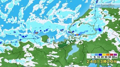 今度は嶺北で大雪か…奥越には大雪警報が発表中　強い寒気の影響で25日朝まで交通障害に注意