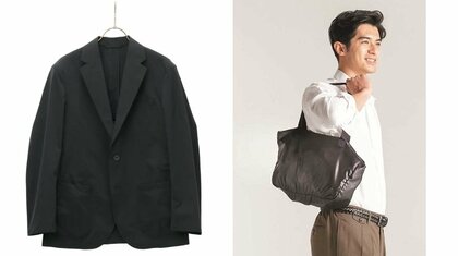 忘れても安心!?「エコバッグになるジャケット」を洋服の青山が発売…シワにはならないのか聞いた