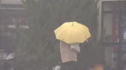 各地で雨強まる　8日夕方にかけて土砂災害に注意・警戒を　秋田