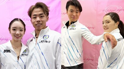 五輪ペア個人2枠獲得の立役者、長岡柚奈・森口澄士組が3連覇！新結成の籠谷歩未・本田ルーカス剛史組はデビュー戦2位【東日本選手権・ペア】