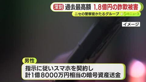 ニセ警察詐欺で1.8億円だまし取られる…静岡県内の特殊詐欺被害では過去最高額