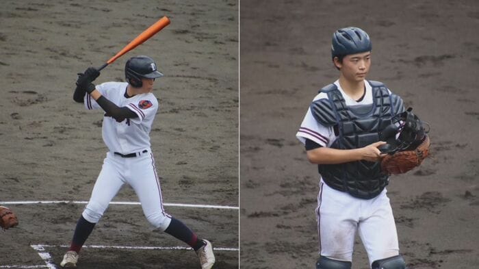野球部ではキャッチャーとキャプテンを務める水澤さん(本人提供)
