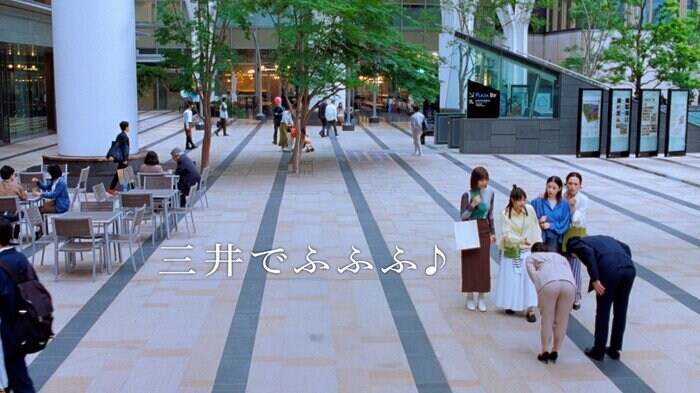 三井不動産の新TVCMシリーズ「三井のすずちゃん」東京ミッドタウン篇の一場面