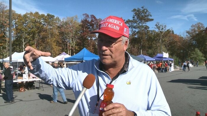 暗殺未遂現場にいた男性はトランプ蜂蜜を販売
