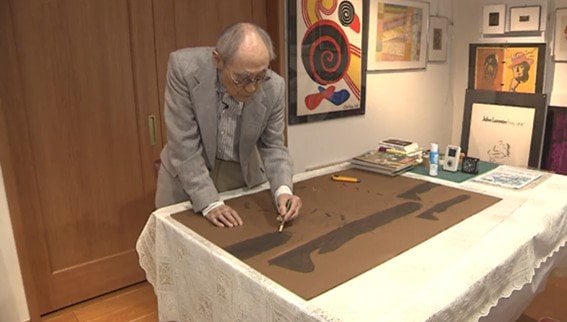 画を描いた佐々木健二郎さん