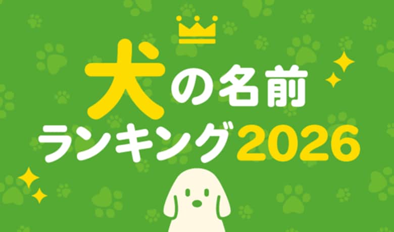 第22回 犬の名前ランキング2026発表！