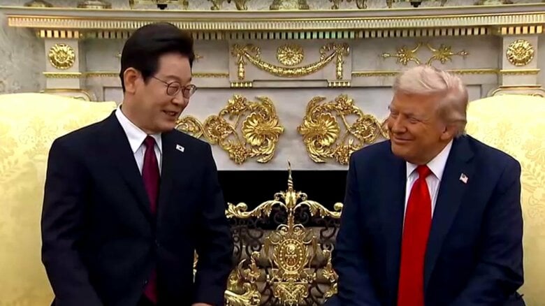 米韓首脳会談　韓国大統領府は“成功”強調　懸案巡る進展無く「熾烈な綱引きが続く」との指摘も　トランプ大統領は韓国女子プロゴルファーに興味｜FNNプライムオンライン
