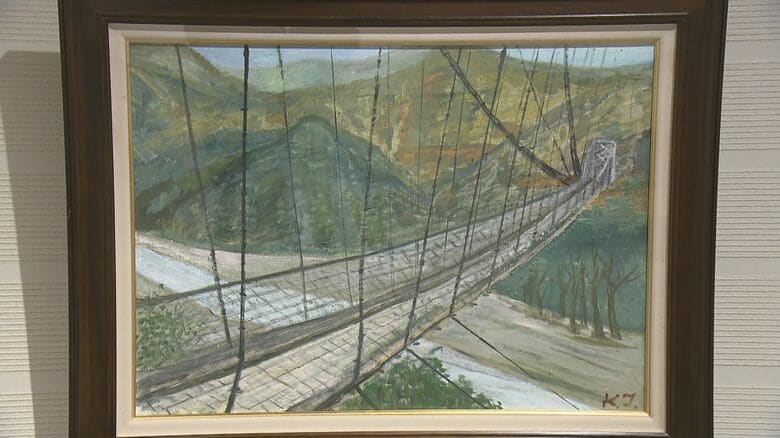 日本画や水彩画等55点…絵画の同好会『チャーチル会名古屋』の作品展始まる 中区・電気文化会館のギャラリーで12日まで｜FNNプライムオンライン