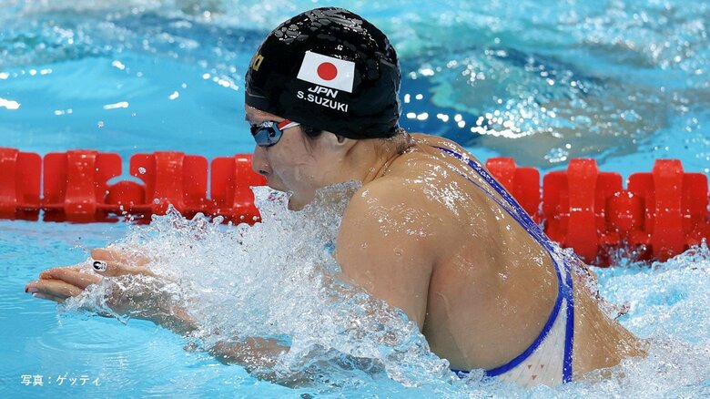 「調子が良かっただけに悔しい」鈴木聡美(33)が全体12位で準決勝敗退　パリ五輪・競泳女子100ｍ平泳ぎ｜FNNプライムオンライン
