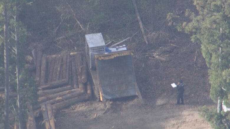 【速報】「男性が重機の下敷きになった」　男性救助も死亡確認　広島・廿日市市吉和｜FNNプライムオンライン