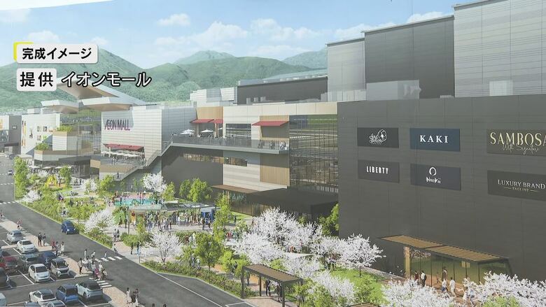 「イオンモール須坂」完成イメージ（提供：イオンモール）