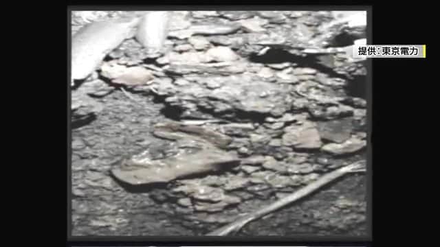 不具合を起こす直前に捉えた映像　画像の右上　デブリとみられるかけらをつまんでいる（画像：東京電力）