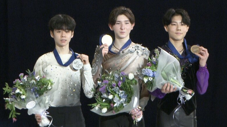 2連覇を成し遂げた中田は来季シニアへ参戦