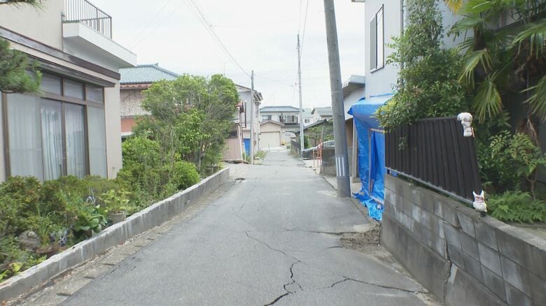 液状化被害を受けた新潟市西区