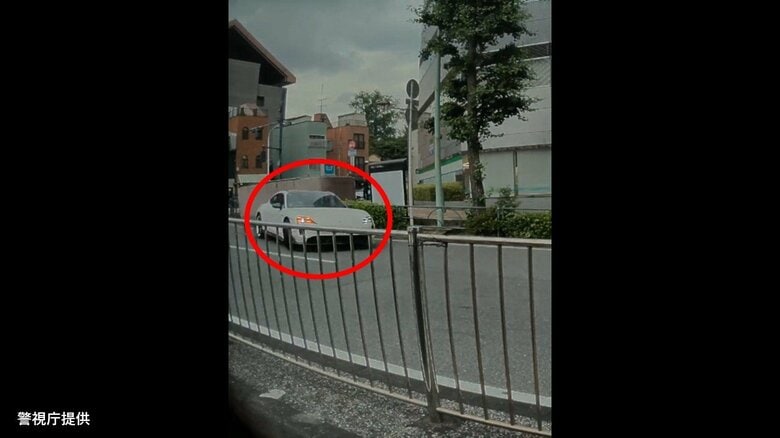 事故当時の瞬間（警視庁提供）