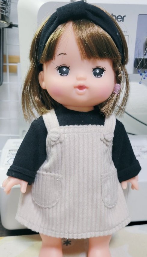 「メルちゃん」用の洋服も手作りで