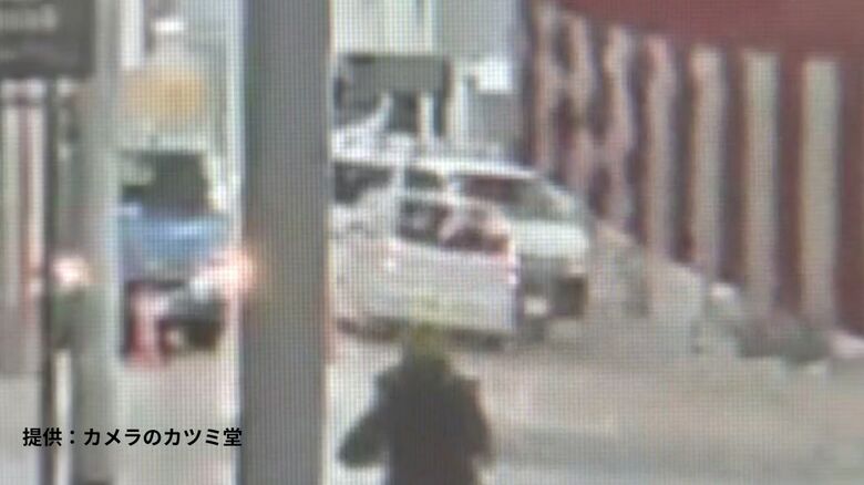 事故当時の防犯カメラ映像