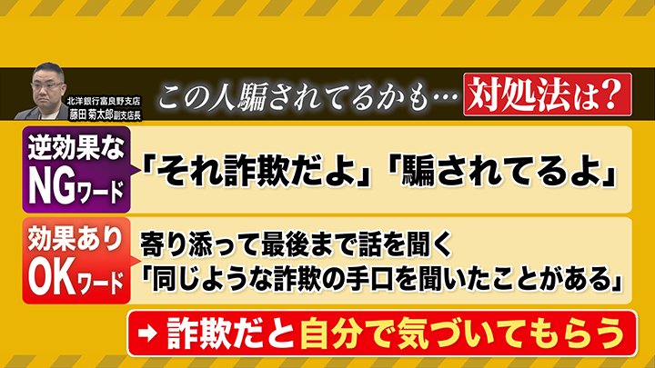 この人騙されているかも？対処法は？
