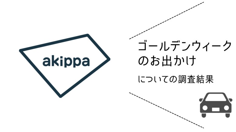 【ゴールデンウィークのakippa利用目的別調査】お出かけでの利用は2020年より増加、お出かけ先は郊外に