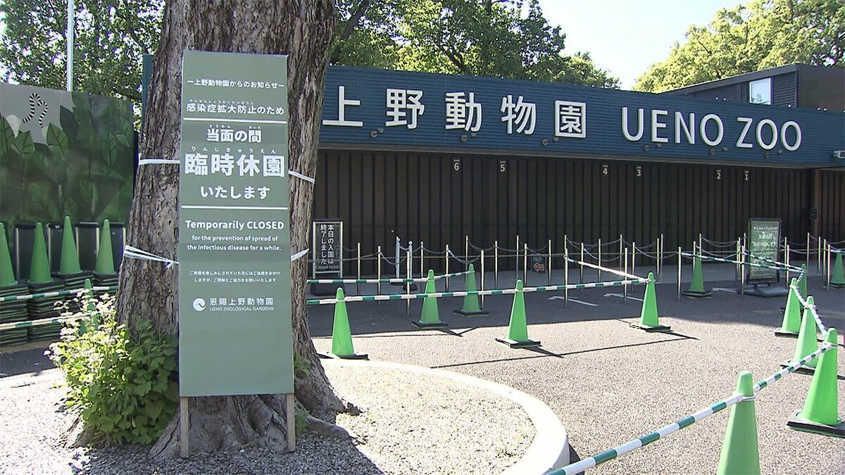 上野動物園など 6月2日から事前予約 4日からの再開前に