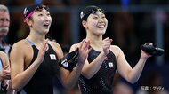 競泳混合400mメドレーリレー決勝で日本が8位！この種目初の決勝進出で健闘　1位アメリカが「3分37秒43」で世界新記録