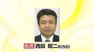 【速報】衆院選 石川3区で自民・前の西田昭二候補が4回目の当選