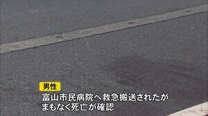 成人男性で身元不明…朝の交差点で道路上にいた男性が左折しようとしたワゴン車にはねられる 搬送先で死亡