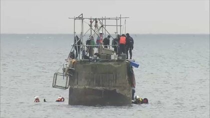 長生炭鉱で見つかった骨は「人骨」　警察が発表　太平洋戦争中の水没事故で183人死亡　山口・宇部市