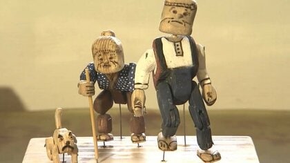 独学で作った「からくり人形」30種　昭和レトロ・オモチャ集め”高じて、廃材使って手作り【福井発】