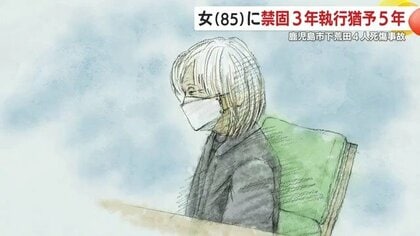 85歳ドライバー“踏み間違え”で横断歩道に突入　鹿児島の死亡事故に執行猶予
