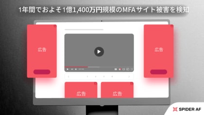 アドフラウド対策ツールSpider AF、1年間でおよそ1億1,400万円規模のMFAサイト被害を検知