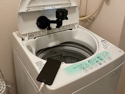 謎の物体生物様　洗濯機 謎の物体生物様洗濯機