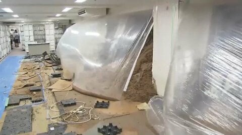 土砂崩れで病院の外来診察中止に「聞いたことがない音がしました」台風25号の爪痕深く　千葉・成田市