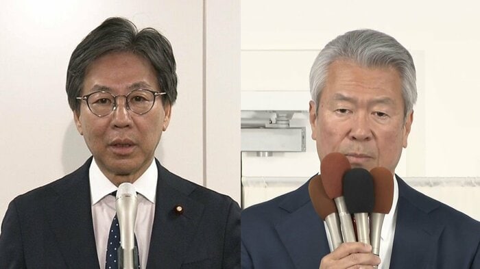 2月の衆院選で落選した安住氏と馬淵氏