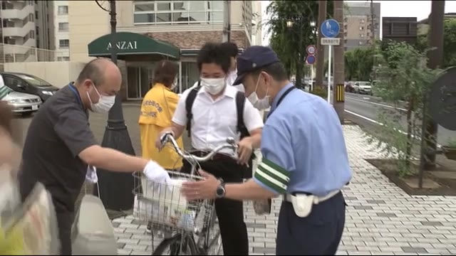 自転車も厳罰化 「あおり運転」の対象に含まれたことをPRする街頭キャンペーン<福島警察署>