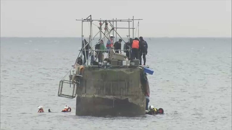 長生炭鉱で見つかった骨は「人骨」　警察が発表　太平洋戦争中の水没事故で183人死亡　山口・宇部市｜FNNプライムオンライン