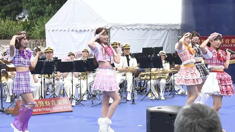 検挙者の割合多い若年層にアピール…愛知県警とアイドルユニット「OS☆U」がタッグ 薬物乱用防止を呼びかけ｜FNNプライムオンライン