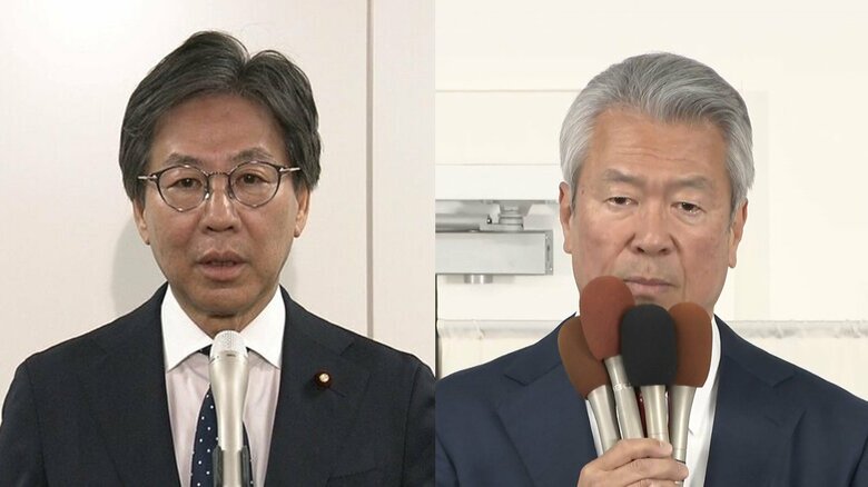 2月の衆院選で落選した安住氏と馬淵氏