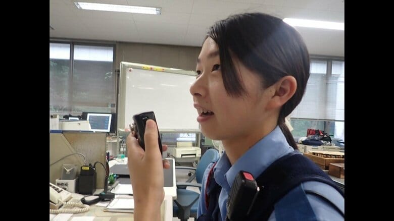 通信指令の競技会での優勝を目指しているという大平さん