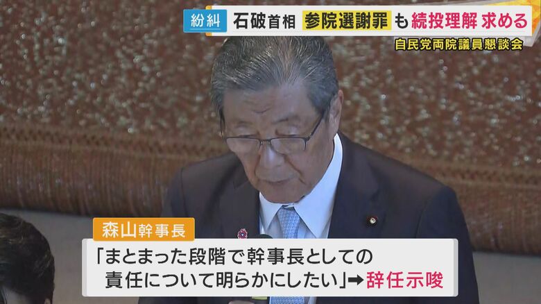 自民党　森山幹事長
