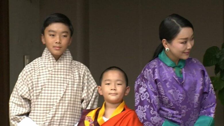 左から ヴェロチャナ王子（12歳）　ジグジェ王子（9歳）　ソナム王女